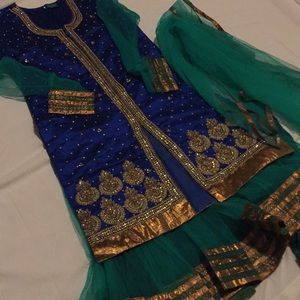 Anar Kali Four Piece Set...